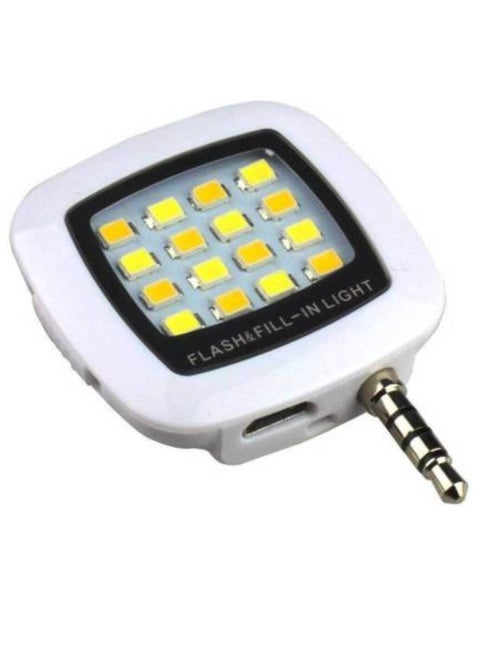 Selfie flash to increase the lighting of the front mobile camera