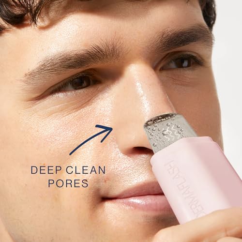 DERMAFLASH جهاز العناية بالبشرة DERMAFLASH DERMAPORE+، جهاز استخراج المسام بالموجات فوق الصوتية 2 في 1 ومغذي للعناية بالبشرة، بلش - Image 4