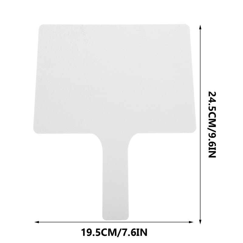 Double Sided Dry Erase White Boards Small Rectangle Handheld Answer Paddles with Markers for Classroom Teaching Student Participation 2 Pack - Image 3