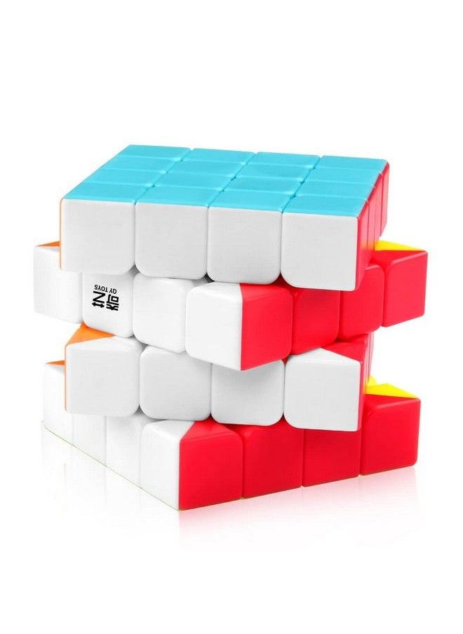 D-FantiX - Qiyi 4X4 Speed Cube Stickerless Qiyuan S 4X4X4 Magic Cube Puzzle Brain Teaser Toys Gifts For Kids Adults Challenge - Image 1