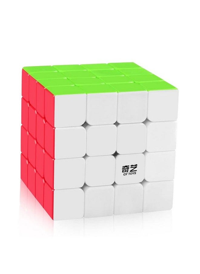 D-FantiX - Qiyi 4X4 Speed Cube Stickerless Qiyuan S 4X4X4 Magic Cube Puzzle Brain Teaser Toys Gifts For Kids Adults Challenge - Image 1