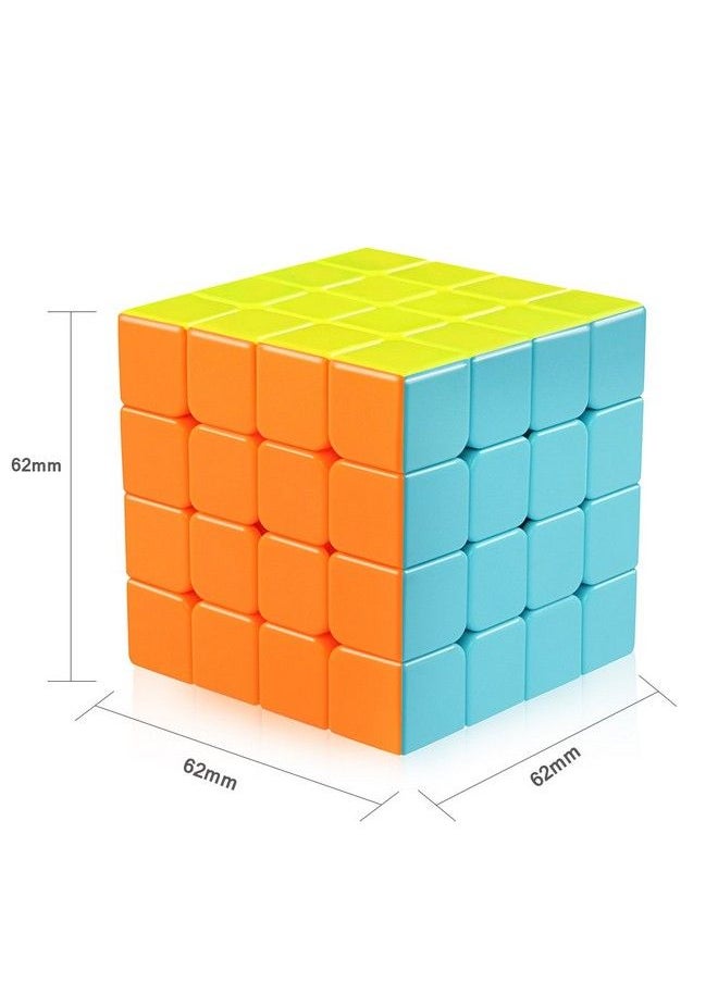 D-FantiX - Qiyi 4X4 Speed Cube Stickerless Qiyuan S 4X4X4 Magic Cube Puzzle Brain Teaser Toys Gifts For Kids Adults Challenge - Image 1