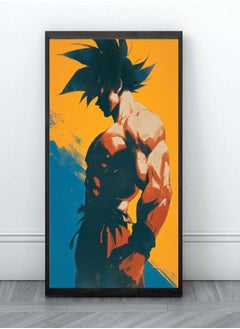 Goku Poster | Goku Silhouette Poster | Dragon Ball Z Wall Art | Dbz Matte Poster | Anime Decor | Gift for Anime Fans