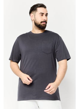 RBX Men Sportswear Fit Short Sleeve Outdoor T-Shirt, Dark Grey  - Image 1