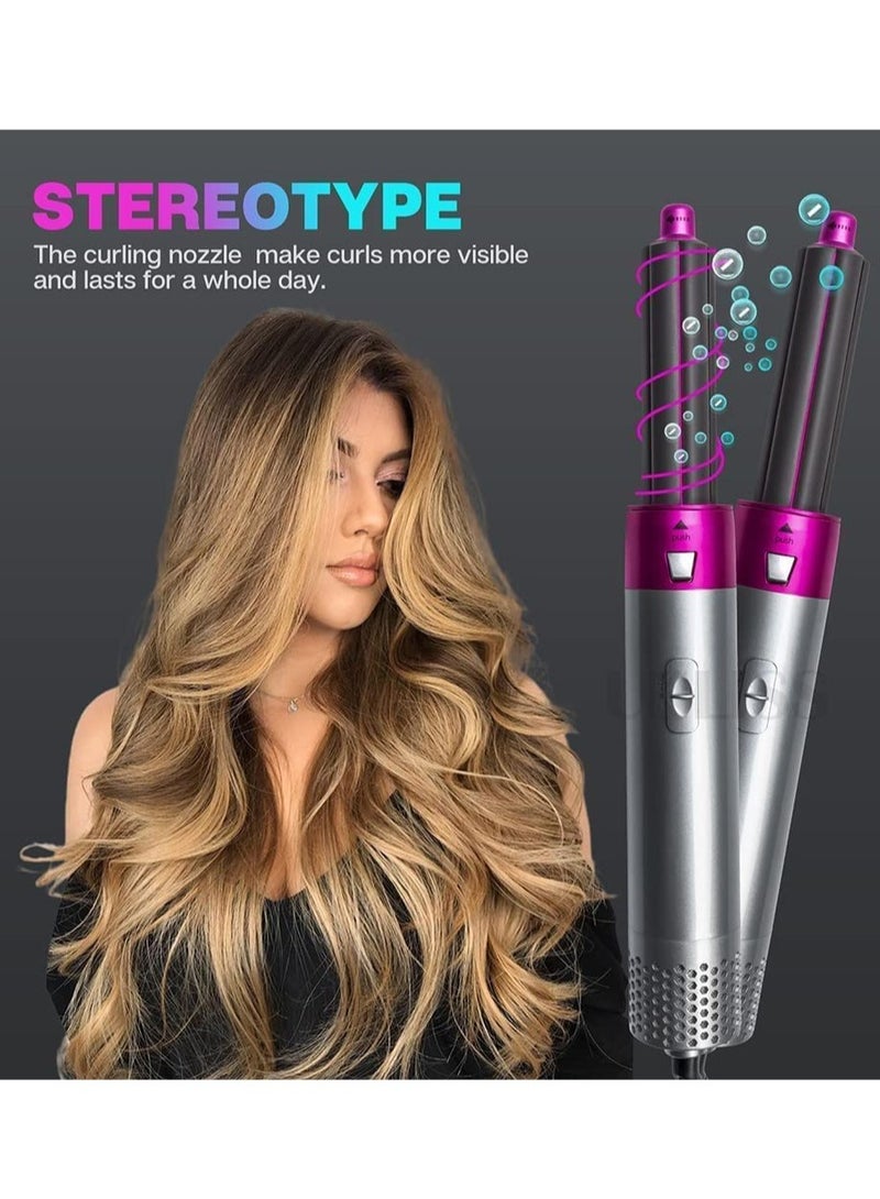 ELTRAZONE 5 in 1 Hot Air Styler Electric Blow Dryer Comb Curling Wand Detachable Negative Ion Straightener Hair Brush - Image 4