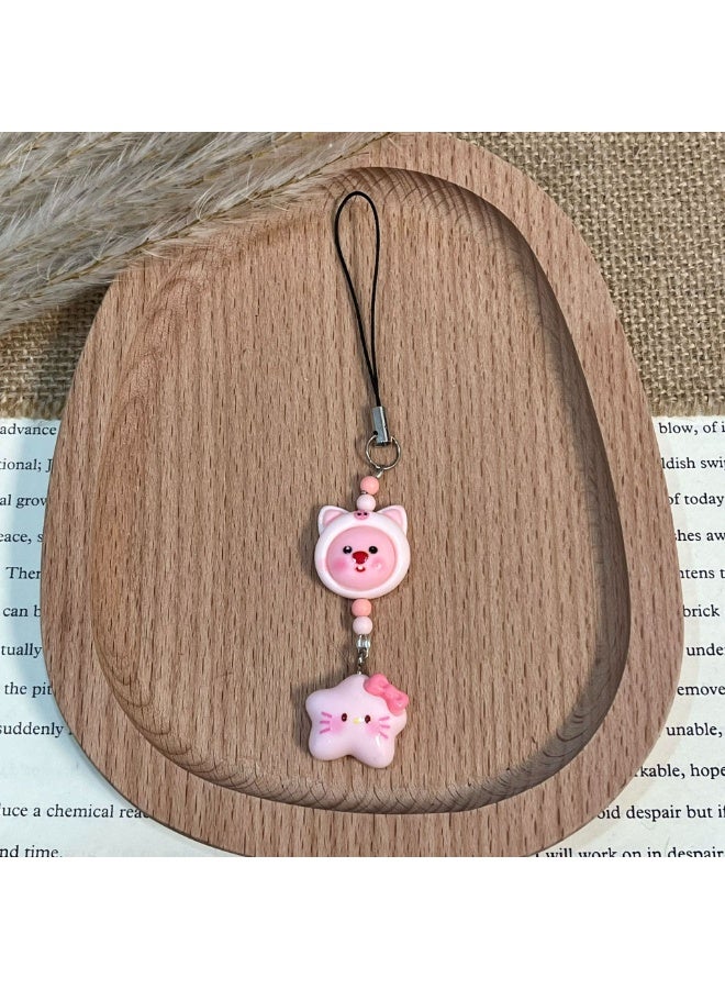 NIBEMINENT Phone Charm/ Chain Strap for Women Girls，Loopy Cell Phone Case Lanyard Wrist Strap