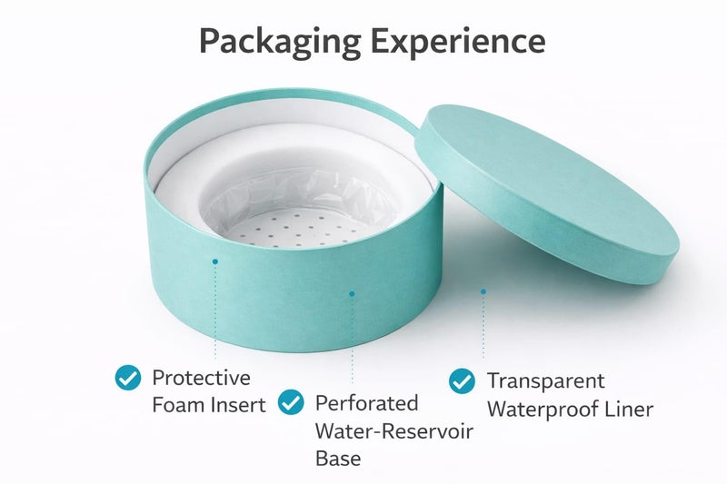 Multipurpose Round Empty Gift Box with Matching Lid - Image 2