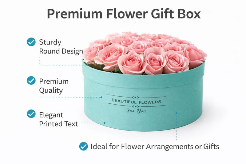 Multipurpose Round Empty Gift Box with Matching Lid - Image 5
