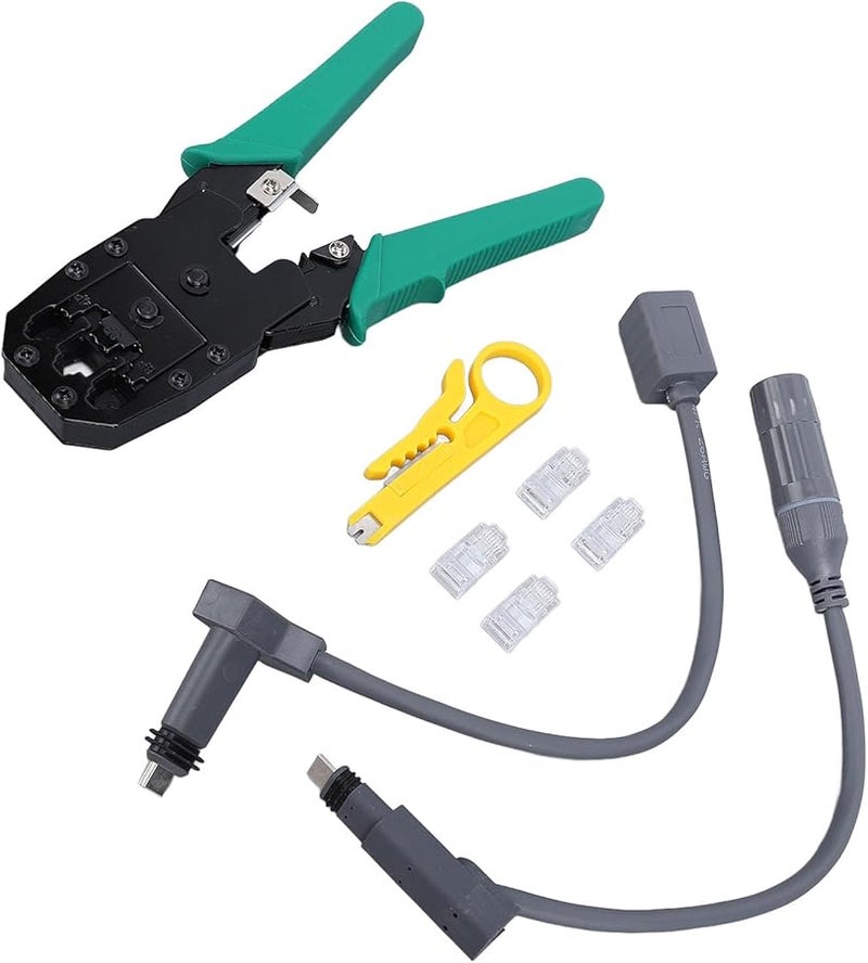 كابل محول FILFEEL 1200Mbps SPX إلى RJ45 لمجموعة الزوج لكابل التوصيل لشبكة مستقرة بين طبق الجيل الثاني والموجه - Image 4