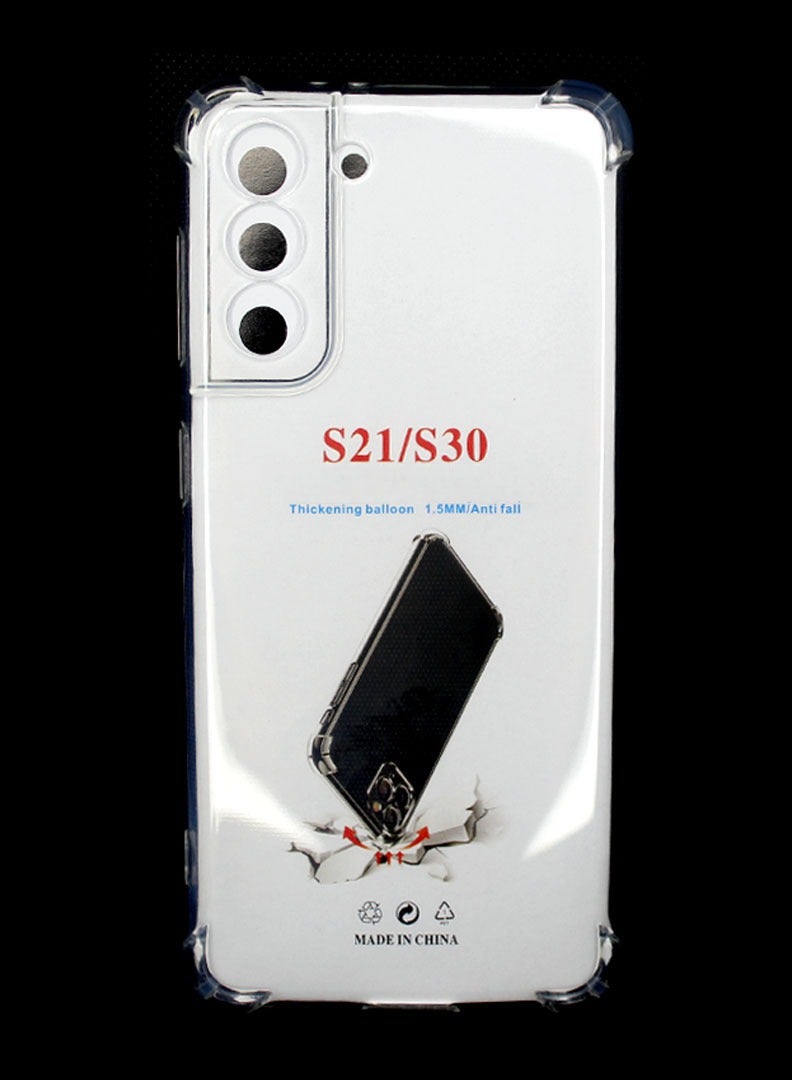 Theodor Protective Case for Samsung Galaxy S21 5G Shockproof Phone Bumper Cover Anti Scratch Back Cover Clear - Image 1