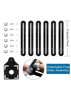 Dubkart Six-Sided Aluminum Alloy Angle Measuring Tool - Universal Opening Locator-Universal Angularizer Ruler - Full Metal Multi Angle Measuring Tool-Upgraded Aluminum Alloy Ruler  - Image 5