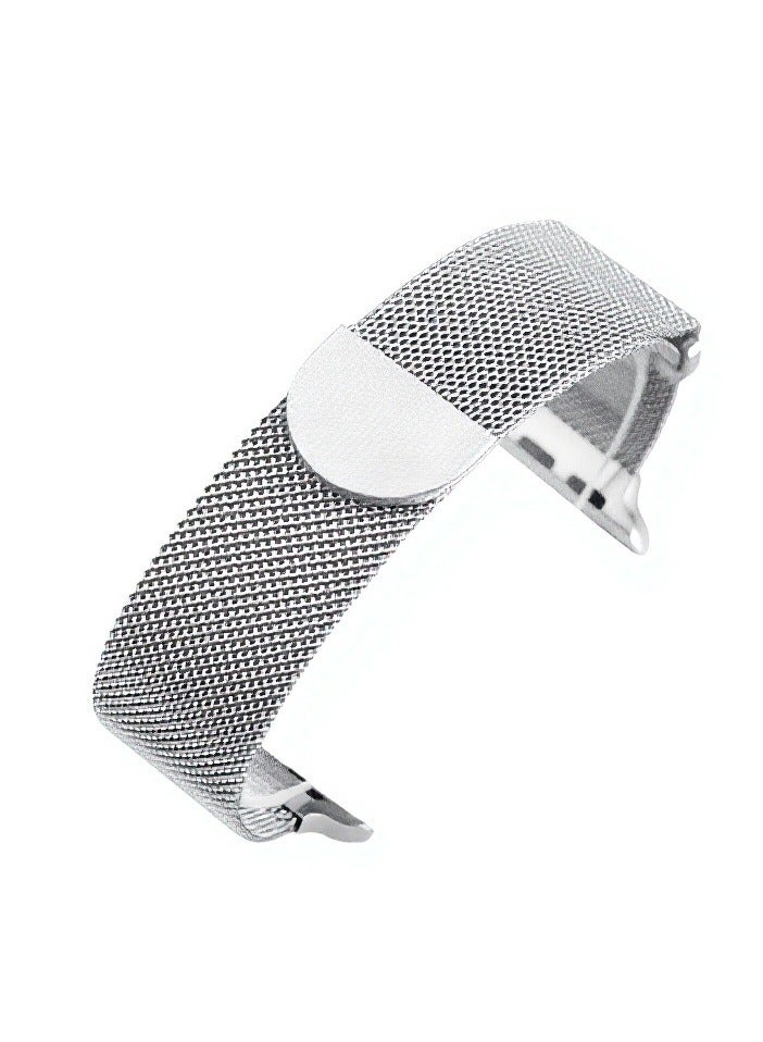 Silvery,Milanese, watch band,Iwatch band, Apple Watch band, 42mm44mm45mm46mm49mm, compatible with all series of S11 S10 S9 S8 SE - Image 2