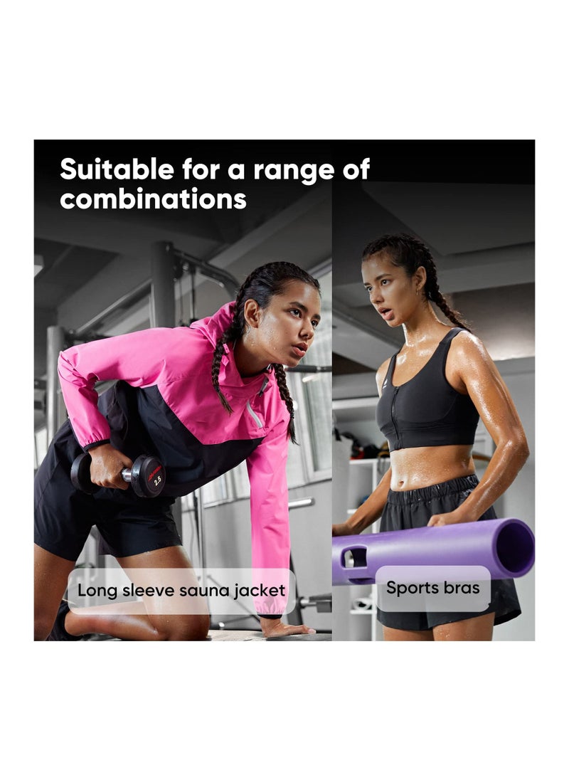 KASTWAVE - Sauna Shorts, Sweat Sauna Pant for Women, Gym Workout Shorts, Sweat Sauna Suit, Thigh Workout Suit, Waist Trainer, Weight Loss Sweatsuit, Exercise Fitness Women (XL) - Image 1