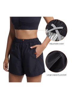 Sauna Shorts, Sweat Sauna Pant for Women, Gym Workout Shorts, Sweat Sauna Suit, Thigh Workout Suit, Waist Trainer, Weight Loss Sweatsuit, Exercise Fitness Women (XL)