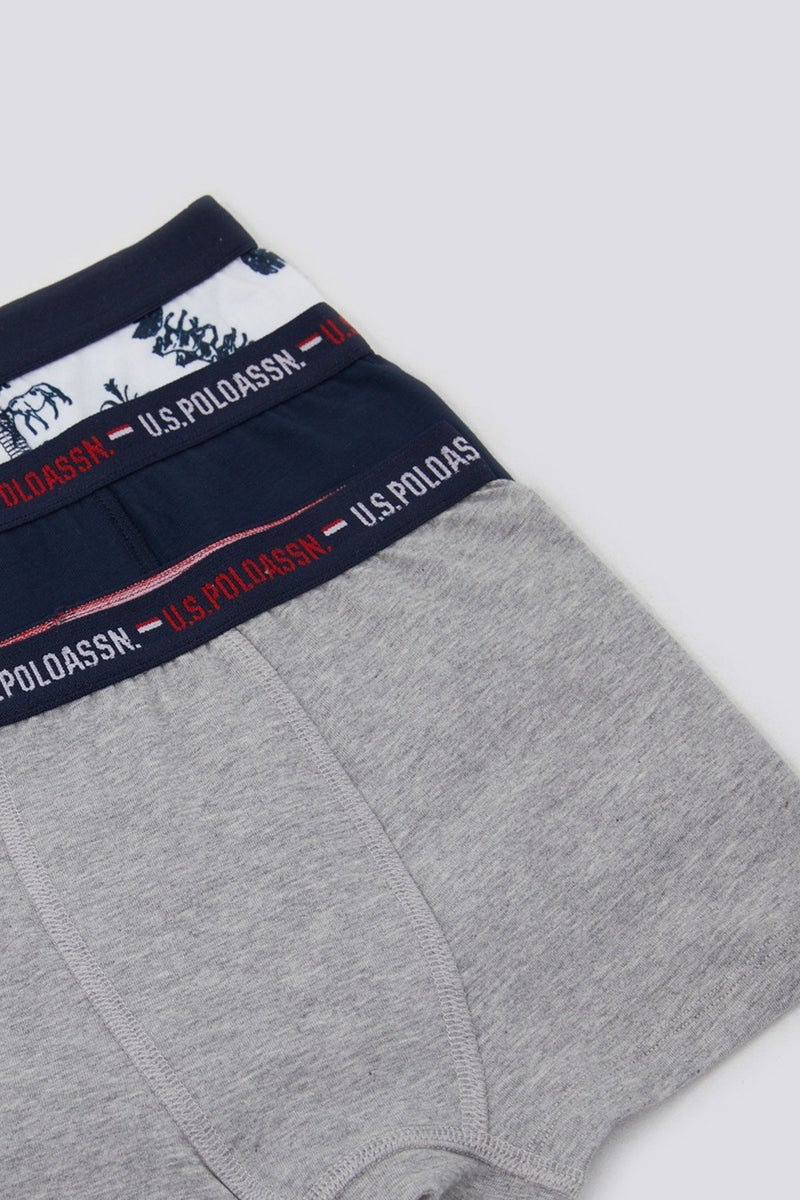 U.S. Polo Assn. U.S. Polo Assn Stripe Detail Boys 3-Pack Boxer  - Image 3