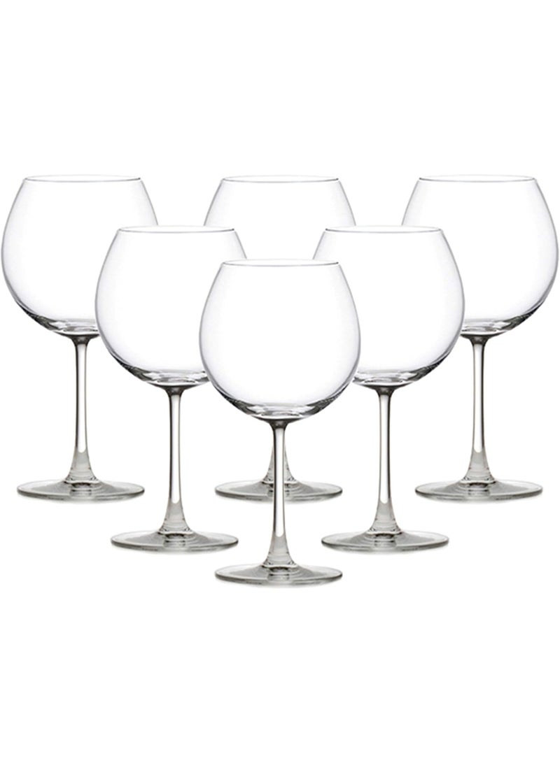 650ml Burgundy Wine Glass Large Crystal Wine Glass Goblet – Elegant Stem Glass for Red Wine, Party, Restaurant & Home Use - Image 1
