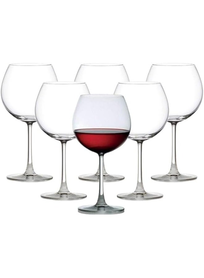 650ml Burgundy Wine Glass Large Crystal Wine Glass Goblet – Elegant Stem Glass for Red Wine, Party, Restaurant & Home Use - Image 3