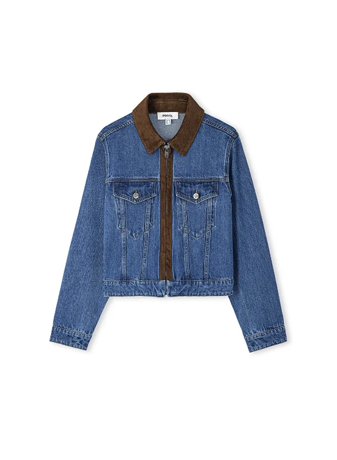Ipekyol  Contrast Denim Coat  | Best Price UAE