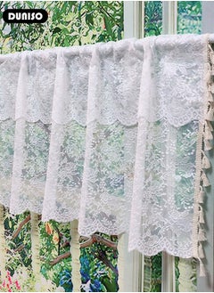 Short Curtains, Country House Bistro Curtain,Breathable Jacquard Texture Kitchen Windows Curtains,Semi Sheer Small Tier Curtain Decor for Café, Kitchen, Living Room - pzsku/Z87F79BC14065637BC764Z/45/_/1733449656/51de7e92-a37c-46b3-a693-7a2b621a3053