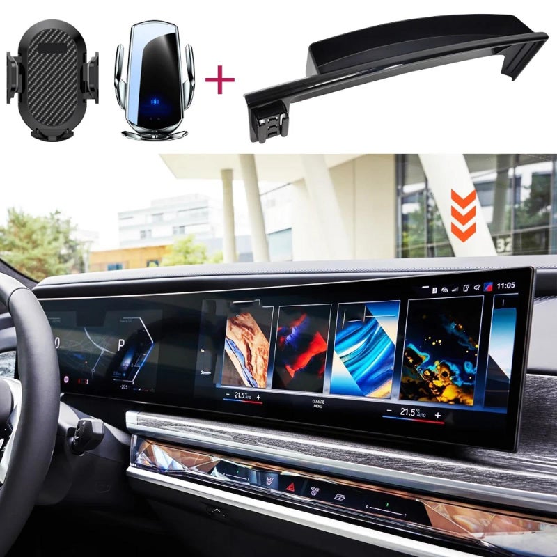 Generic Car Phone Holder for BMW 7 Series G70 2023-2025, LHD Car Phone Holder Mobile Phone Mounts Car Special Fixed Base - Image 2