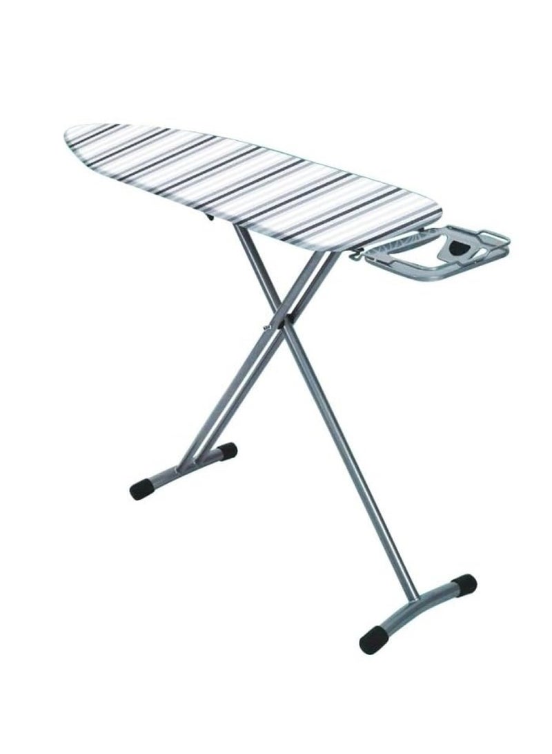 LTR Ironing Board With Powder Coated Steel Frame And Legs Ironing Table 114 Cm X 35.5 Cm Size Assorted Color Table With Adjustable Height Mechanism Heat-Resistant Cotton Cover Non-Slip Foldable Stand - Image 5