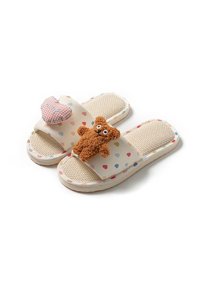 Cute Cartoon Doll Slip-Ons - Image 1
