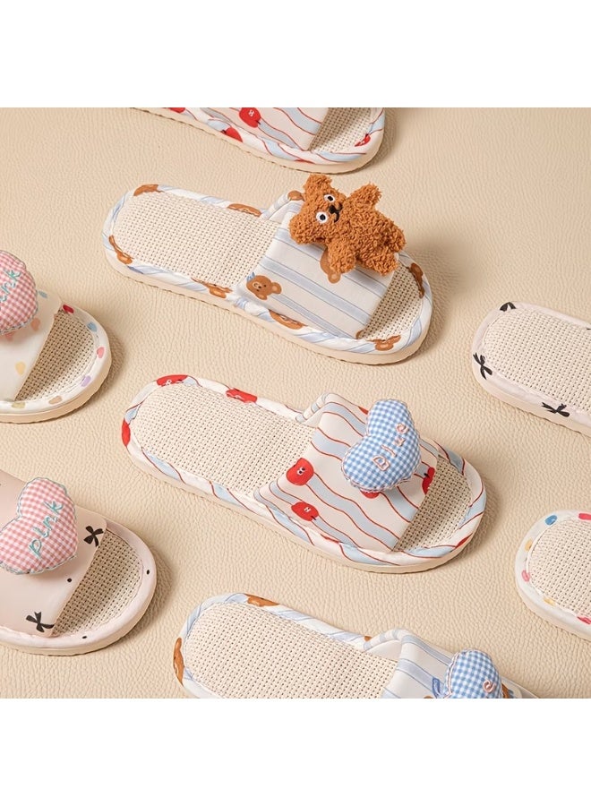 Cute Cartoon Doll Slip-Ons - Image 2