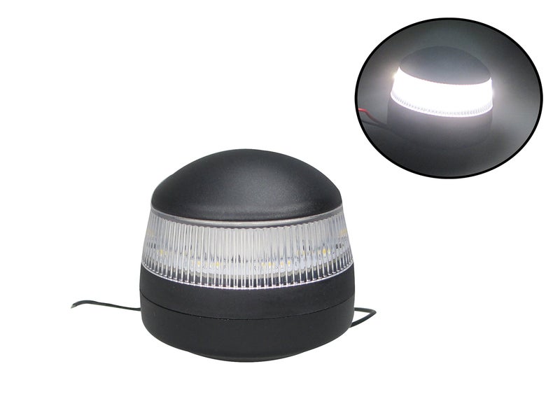 Pactrade Marine Boat Wake Tower LED Anchor All Round Navigation Light 2-1/4" Diameter, 2" H 10-30v 2NM - Image 1
