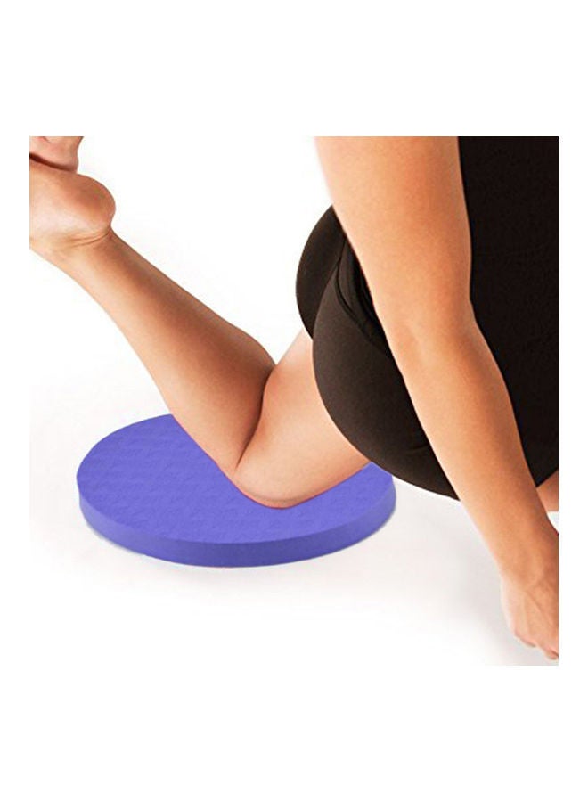 NIBEMINENT 2Pcs Round Elbow Knee Pad Yoga Mat Fitness Plank Gym TPE Disc Protective Cushion 20*10*20cm - Image 5