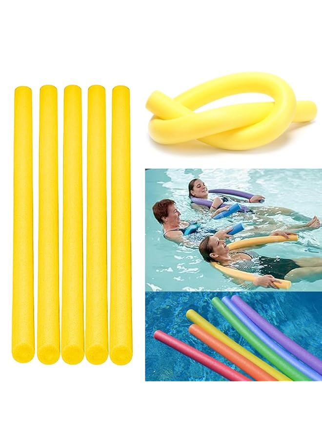HAIZID Pack Of 6Pcs Of Swimming Noodles For Swim Support Swimming Learning Training Aid Water Floating Water Sports And Pool Fun Swimming Pool Noodle Swimming Stick Suitable For Kids And Adults - Image 1