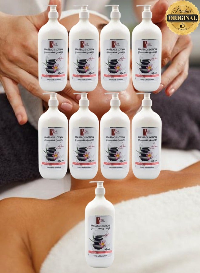 Spa System 9 Pieces Massage Lotion Natural Enrich With Emollient - Image 1