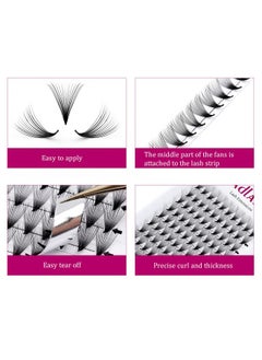FADLASH Eyelash Extensions Premade Fans Eyelash Extensions C CC D DD Curl Pointy Tip Pre Fan Eyelashes Premade Lash Extension Fans Volume Lash Extensions Pre Made Volume Lashes (7D-0.07C, 11mm)  - Image 4