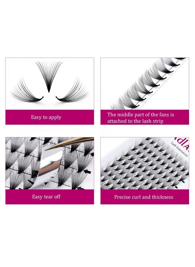 FADLASH - Eyelash Extensions Premade Fans Eyelash Extensions C CC D DD Curl Pointy Tip Pre Fan Eyelashes Premade Lash Extension Fans Volume Lash Extensions Pre Made Volume Lashes (7D-0.07C, 11mm) - Image 1