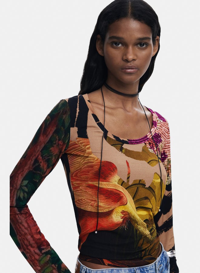 DESIGUAL T-shirt designed by Mr. Christian Lacroix - Image 3