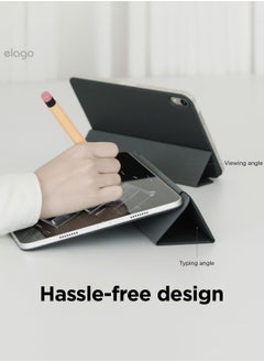 Elago Magnetic Folio for iPad Pro 11 inch case (2024) M4 cover - Dark Grey with Auto Sleep and Wake Function  - Image 5
