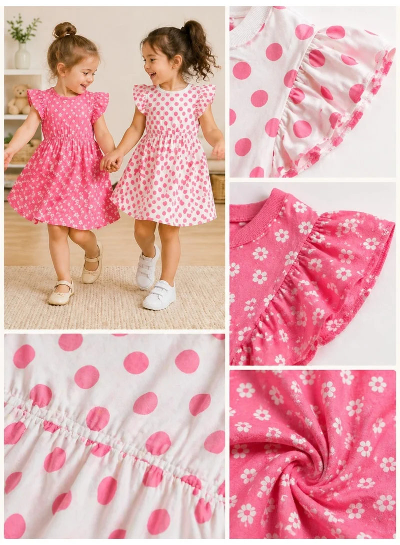 Victor And Jane Pack Of 2 Pack of 2 - Printed Dress- MultiPack for Women | Best Price UAE