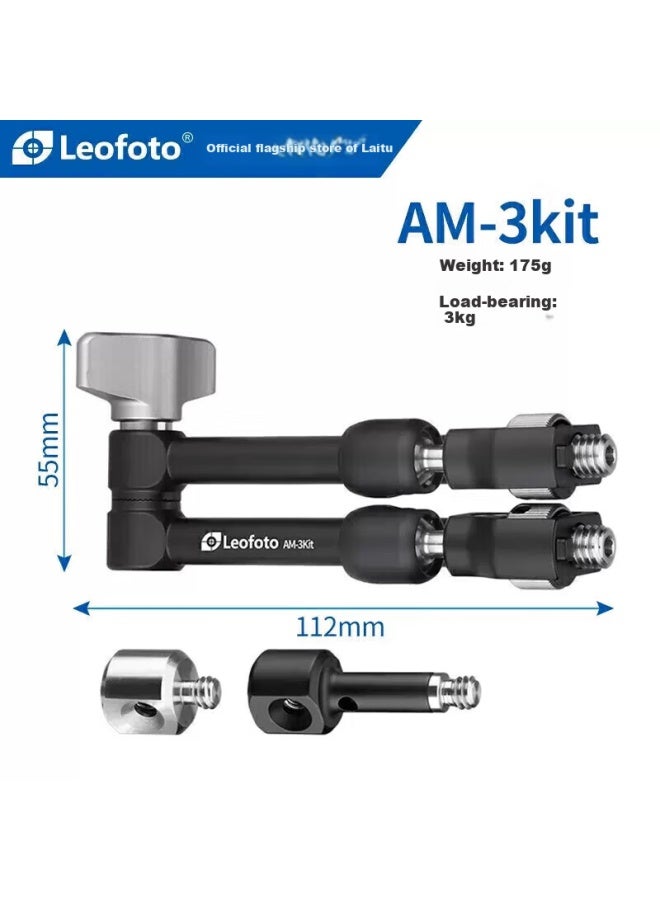 Leofoto ذراع سحري ليوفوتو، حامل سحري خارجي عالمي، ملحق لحامل الثلاثي والكاميرا، AM-3KIT - Image 1