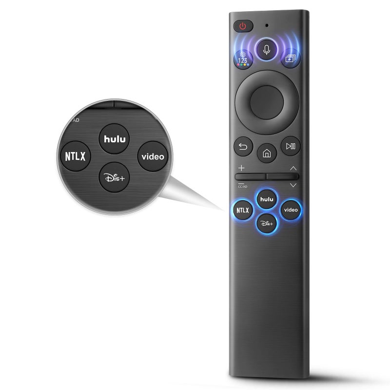 Angrox Voice Remote for Samsung-TV-Remote Replacement, Universal for 2019-2024 Samsung Smart TV Remote Control with Voice Control.No Solarcell.2-Year Warranty. - Image 1