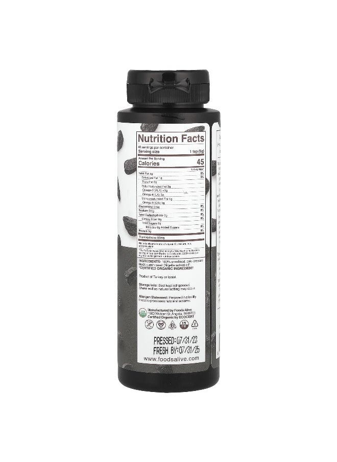 Foods Alive Foods Alive, Organic Black Cumin Seed Oil, 8 fl oz (236 ml)  - Image 2