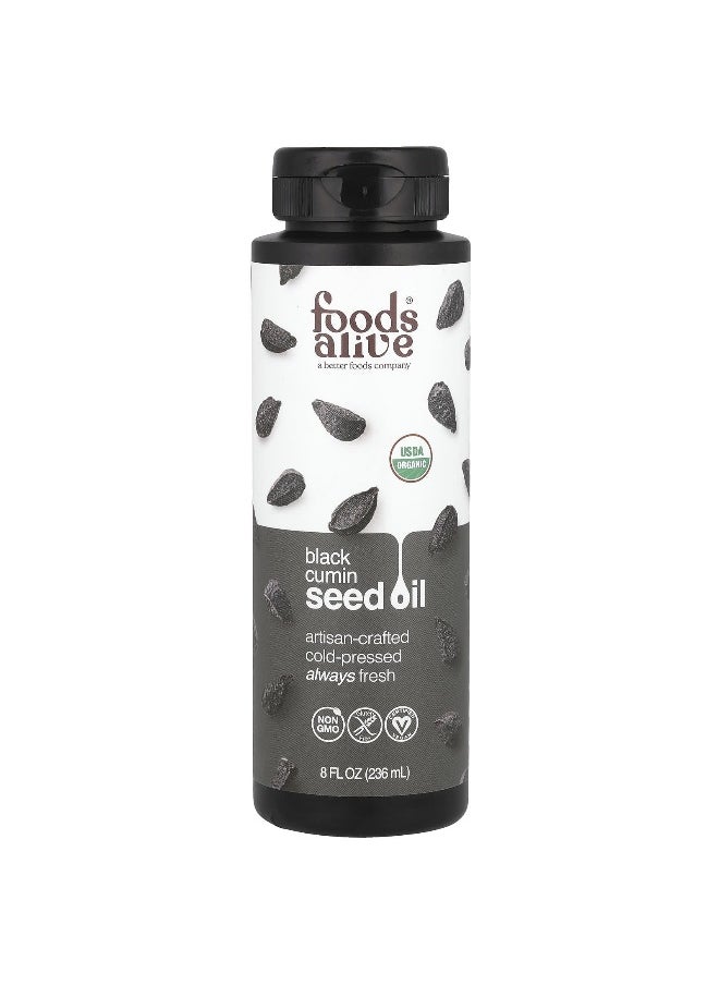 Foods Alive Foods Alive, Organic Black Cumin Seed Oil, 8 fl oz (236 ml)  - Image 1
