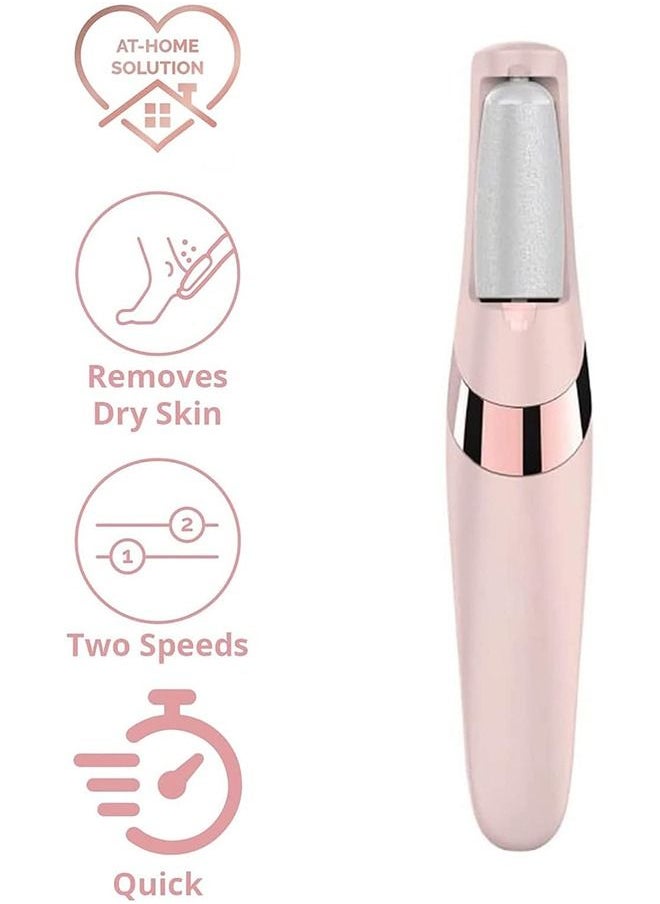 Arabest Finishing Foot Electric Foot Callus Remover Ipx6 Waterproof Foot Scrubber,Rechargeable Hard Skin Remover Foot with 2 Speed 2 Roller Headsremove Cracked Heels Calluses  - Image 3