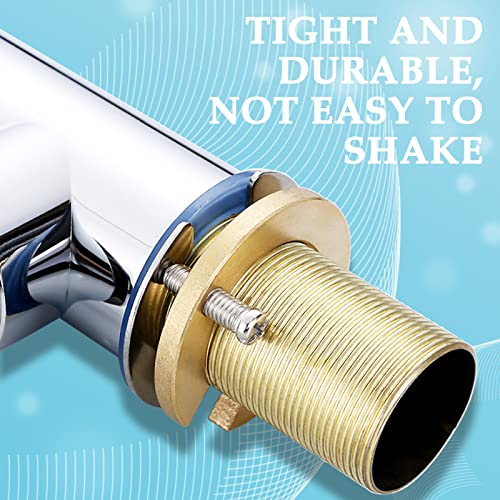 NGeGe 2sets 32mm(1-1/4inch) 304 Stainless Steel Open Faucet Lock Nut,Single Hole Faucet Lock Nuts,Faucet Fixing Tool Set For Kitchen Bathroom Basin Sink(Silver) - Image 5