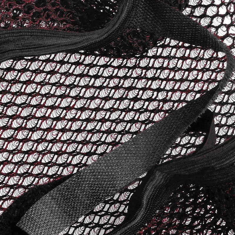 AUTUT Motorcycle Scooter Moped Seat Cover - Anti-Slip Cushion with 3D Spacer Mesh Fabric (XL Black Red) - Image 5