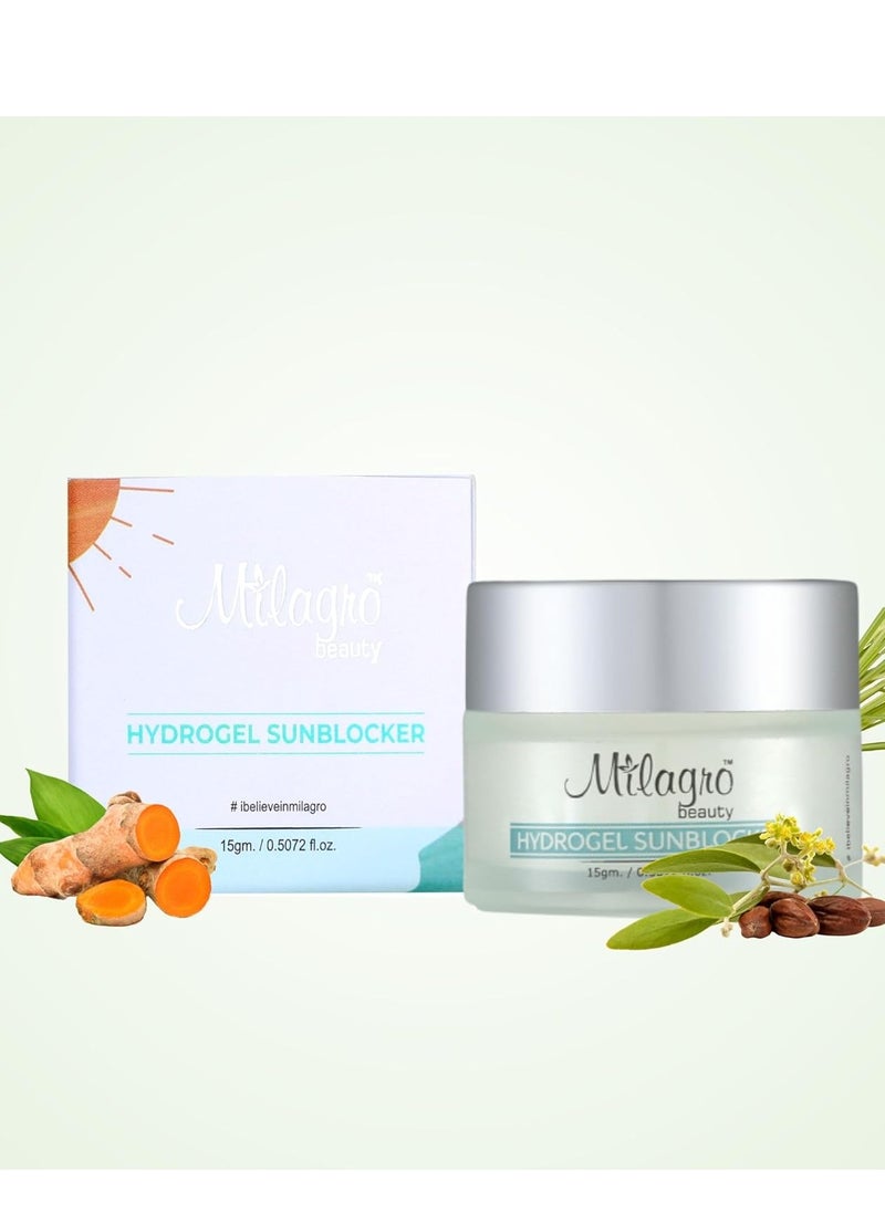 Milagro Beauty - Milagro Beauty Hydrogel Sunblocker Natural SPF 15g - Image 1