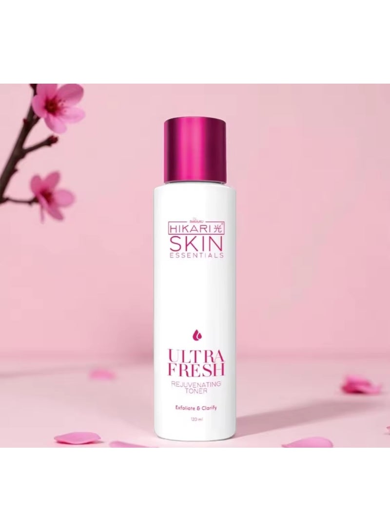 Hikari Skin Essentials Ultra Fresh Rejuvenating Toner 120ml - Image 2