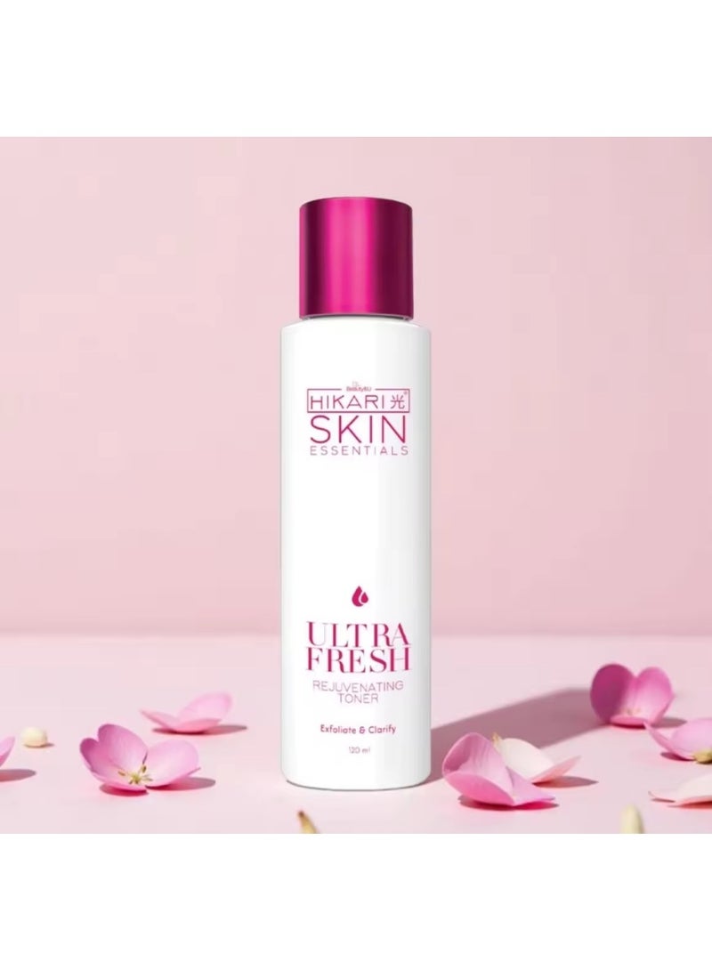 Hikari Skin Essentials Ultra Fresh Rejuvenating Toner 120ml - Image 3