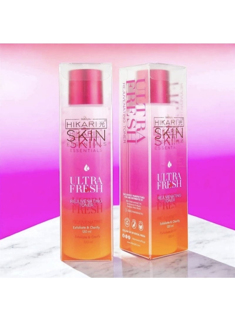 Hikari Skin Essentials Ultra Fresh Rejuvenating Toner 120ml - Image 5