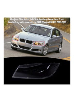 NIBEMINENT Right Side Headlamp Lense Front Lens Replacement For BMW 3Series E90 E91 2005-2008  - Image 2