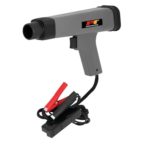 Performance Tool W80587 Digital Timing Light, LED Display 12V Automotive Ignition Timing Light for 9V-16V Ignition System Strobe Lamp Detector, Portable Timing Check - Image 1