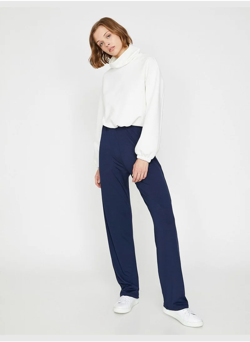 كوتون Medium Rise Trousers